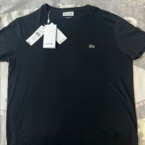 Lacoste Men's Black Short Sleeve Tee